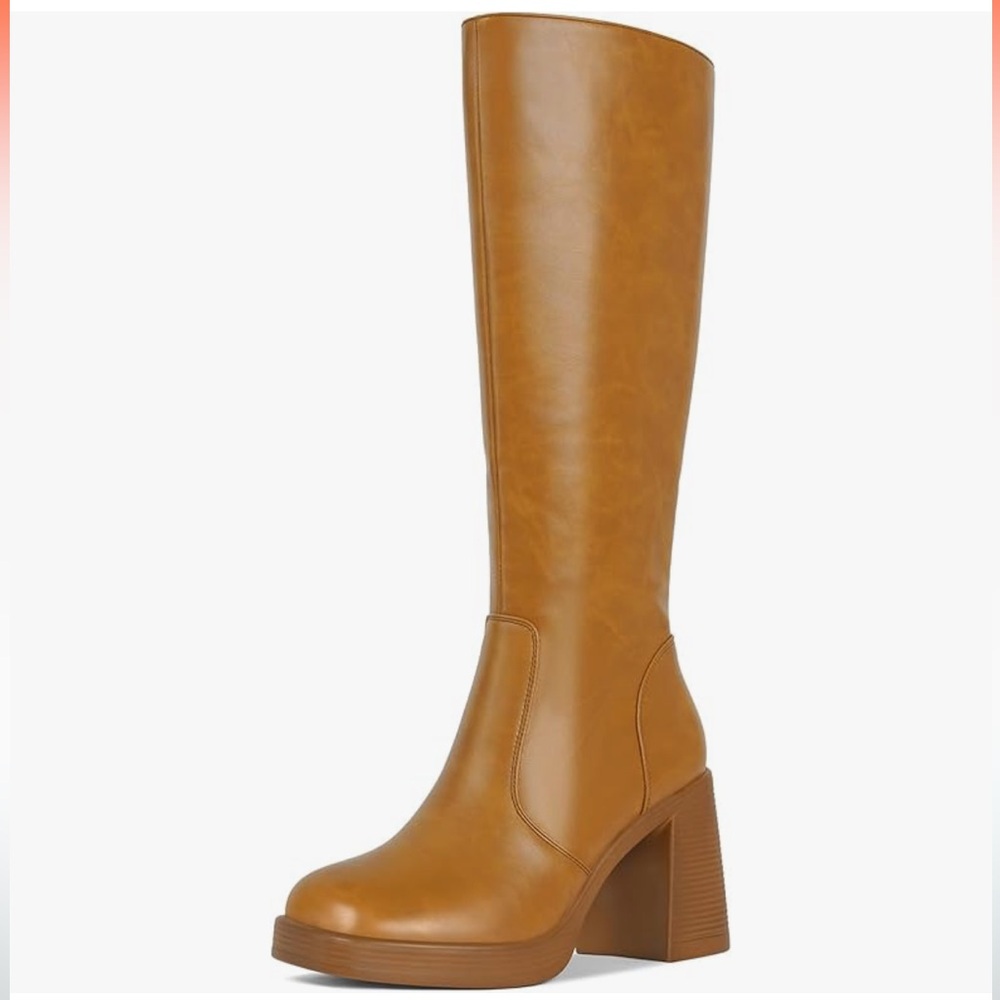 Brown Knee-High Women's Boots